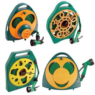 15M Rewind Flat water watering Garden Hose Reels