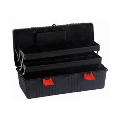 17 inch Plastic storage Tool Box with Removable Parts  Plastic Tools Box With steel lock Hard plastic rolling waterproof toolbox